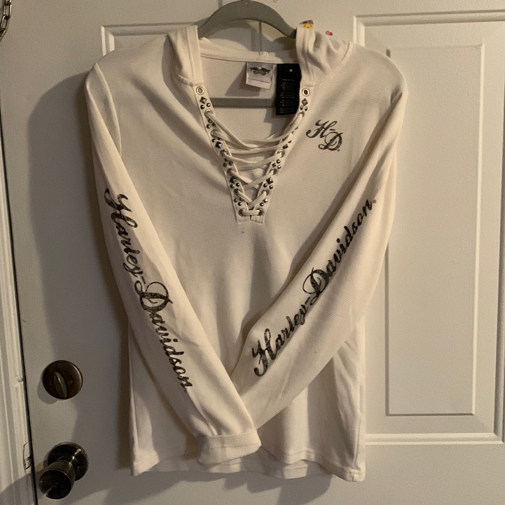 Harley Davidson, size medium, long sleeve thermal shirt